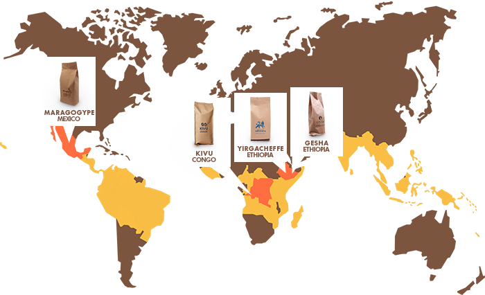 Single origin coffee. The Coffee Mate