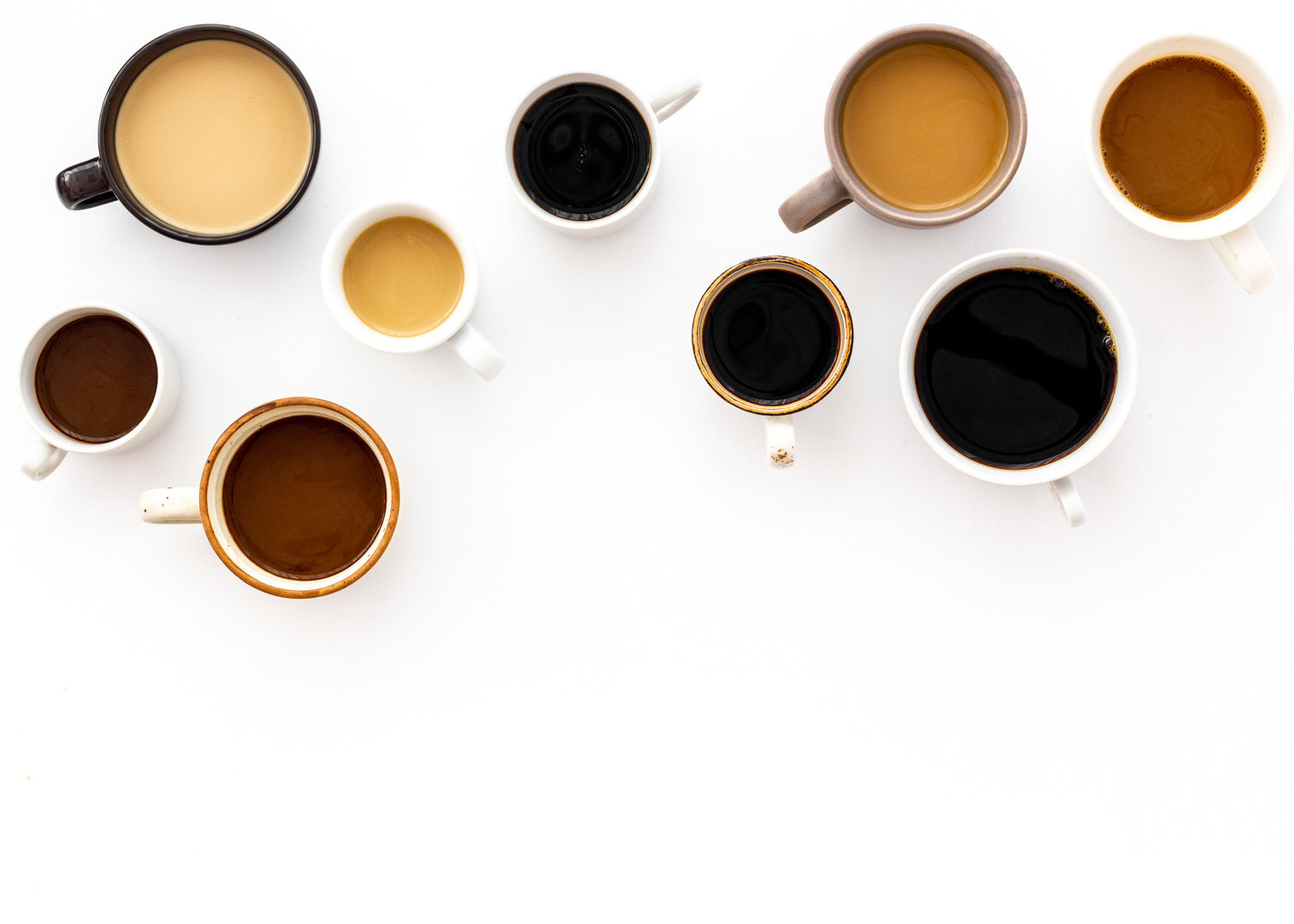 Many cups of coffee