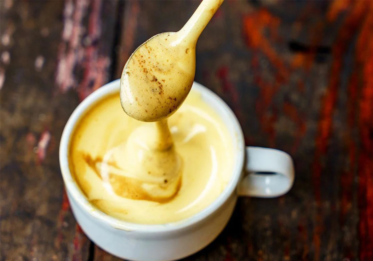 Vietnamese egg coffee